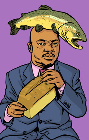 Spammer wearing a fish in his head a la 419eater